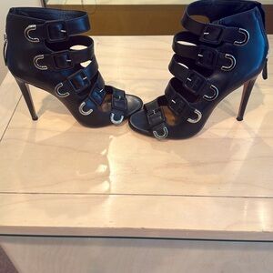 Aqua Ira open toe booties